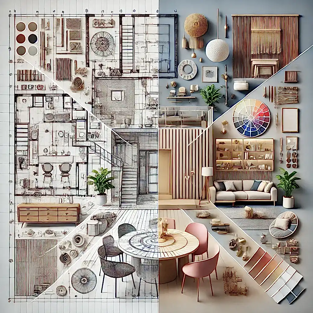 Differences Between Interior Architecture and Decorating
